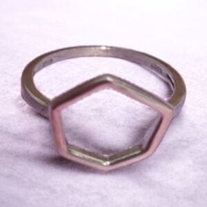 925 Silver Geometric Ring – Stylish & VersatileDescription: